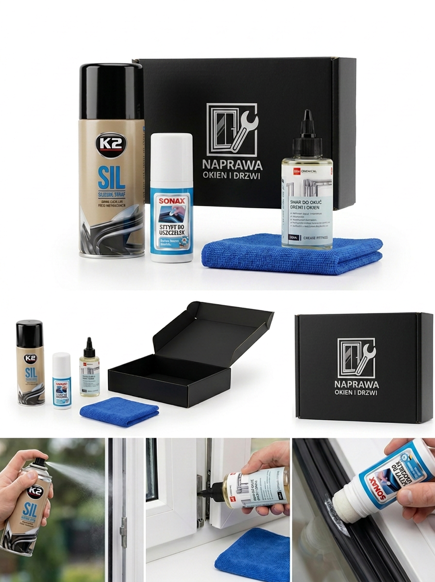 Zestaw - collage produktowy i zastosowanie